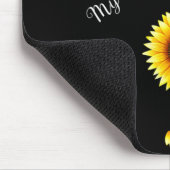 Semicolon Sunflove verbreitet Mental Health Awaren Mousepad (Ecke)