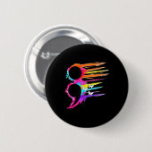 Semicolon Symbol Mental Health Suicide Prevention Button (Vorne & Hinten)