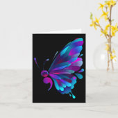 Semicolon Symbol Mental Health Suicide Prevention Karte (Gelbe Blume)