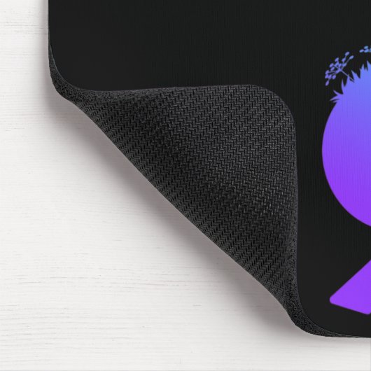 Semicolon Tree Suicide Prevention Awareness Mousepad (Ecke)