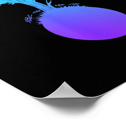 Semicolon Tree Suicide Prevention Awareness Poster (Ecke)