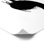 Semicolon Tree Suizid Depression Prevention Poster (Ecke)