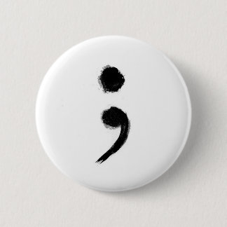 Semikolon-Knopf Button