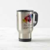 Semikolon meine Geschichte ist nicht vorbei Reisebecher (VorderseiteRechts)