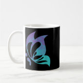 Semikolon-Schmetterling Geisteskrankheit Selbstmor Kaffeetasse (Links)