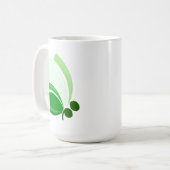 Semikolon-Schmetterling Kaffeetasse (Vorderseite Links)