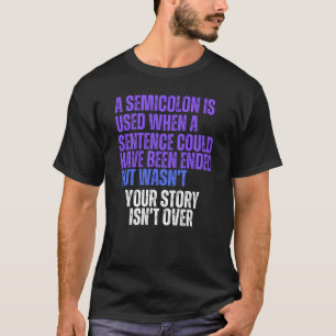 Semikolon und Semikolon für Männer T-Shirt