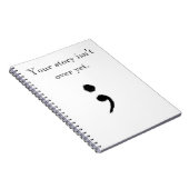 Semikolonnotizbuch Notizblock (Rechte Seite)