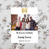 Seminar über das Logo für das White Foto Poster