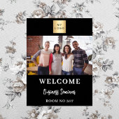 Seminar über das Schwarz-weiße Foto-Firmenlogo Poster