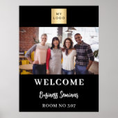 Seminar über das Schwarz-weiße Foto-Firmenlogo Poster (Vorne)