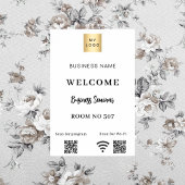 Seminarraum WLAN für Business-Logos mit QR-Code Poster