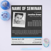 Seminarseminare für Leather Foto Flyer (Einzeln)