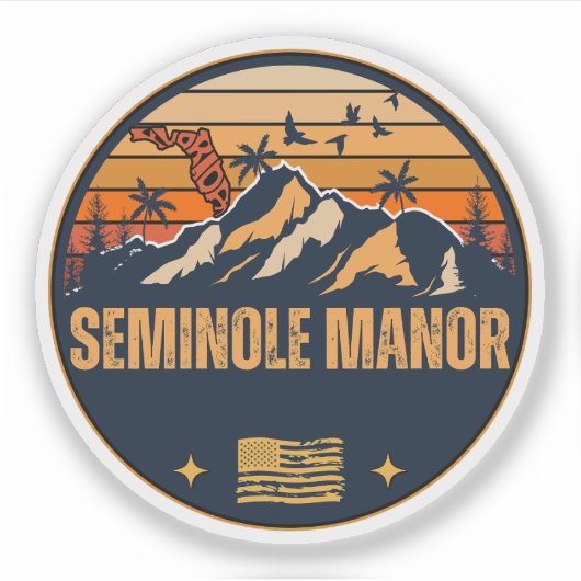 Seminole Manor, Florida Aufkleber (Vorderseite)