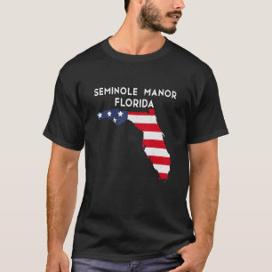 Seminole Manor Florida USA Staat America Travel Fl T-Shirt