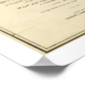 Seminole War Florida Karte 1839 Poster (Ecke)