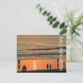Seminyak Beach People Postkarte (Stehend Vorderseite)
