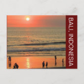 Seminyak Sunset Postkarte (Vorderseite)