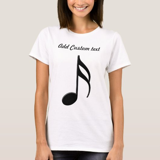 Semiquaver - sechzehnte Anmerkungs-Musik-Symbol T-Shirt (Vorderseite)