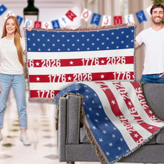 Semiquincentennial 1776 2026 Amerikas Feier Decke