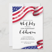 Semiquincentennial 4th Of July Celebration Einladung (Vorderseite)