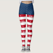 Semiquincentennial America 250 1776 2026 Leggings (Vorderseite)