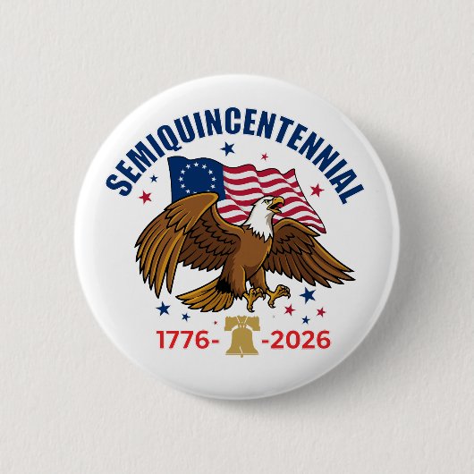 Semiquincentennial Bald Eagle Button (Vorderseite)
