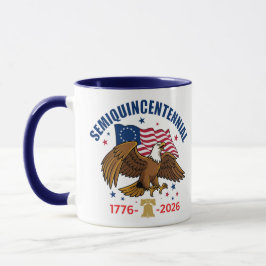 Semiquincentennial Bald Eagle Mug Tasse