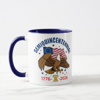 Semiquincentennial Bald Eagle Mug Tasse