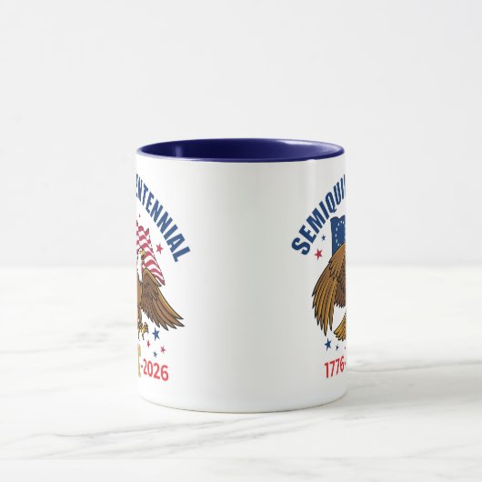 Semiquincentennial Bald Eagle Mug Tasse (Zentrum)