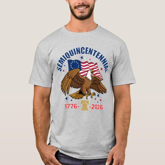 Semiquincentennial Bald Eagle T-Shirt (Vorderseite)