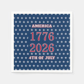 Semiquincentennial Star Spangled 250. 1776-2026 Serviette (Vorderseite)