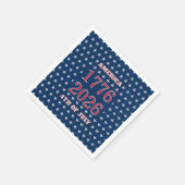 Semiquincentennial Star Spangled 250. 1776-2026 Serviette (Ecke)