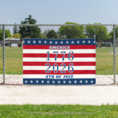 Semiquincentennial Stars & Stripes 1776 2026 Banner (InSitu)