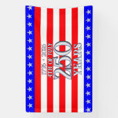 Semiquincentennial Stars & Stripes 250 Years Banner (Vertikal)