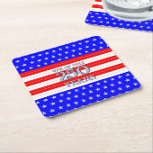 Semiquincentennial Stars & Stripes 250 Years Rechteckiger Pappuntersetzer (angewinkelt)
