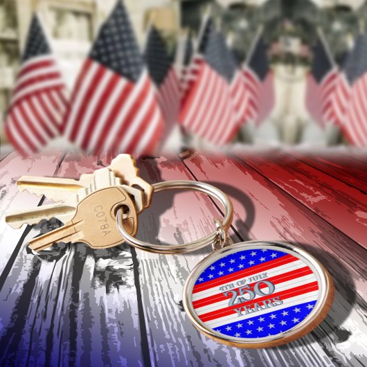 Semiquincentennial Stars & Stripes 250th Schlüsselanhänger