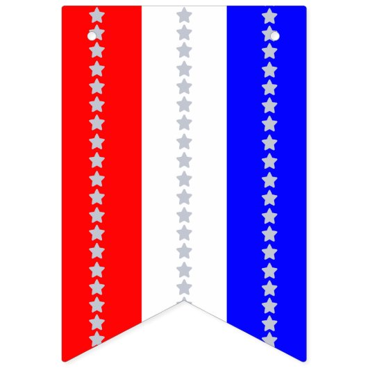 Semiquincentennial Stars & Stripes 250th Wimpelkette (Zweite Fahne)