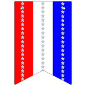 Semiquincentennial Stars & Stripes 250th Wimpelkette (Erste Fahne)
