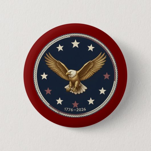 Semiquincentennial USA 250 Jubiläumsbuttons Button (Vorderseite)