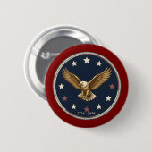 Semiquincentennial USA 250 Jubiläumsbuttons Button (Vorne & Hinten)