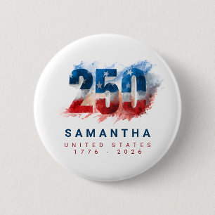 Semiquincentennial USA Amerikas 250. Jubiläum Button
