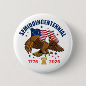 Semiquincentennial-Weißkopfseeadler-Knopf Button (Vorderseite)