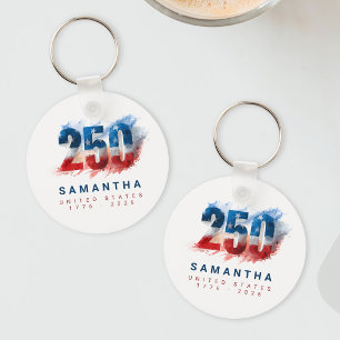 Semiquinquennale USA Amerikas 250. Jubiläum Schlüsselanhänger