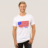 SEMIQUINZENTENNIAL: 1776 - 2026 Tri-Blend SHIRT (Vorderseite voll)