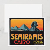 Semiramis Hotel Cairo Postkarte (Vorne/Hinten)