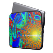 SemiSonic 3D Dichroic Glass Fraktal Laptopschutzhülle (Vorderseite Links)