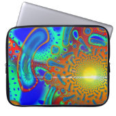 SemiSonic 3D Dichroic Glass Fraktal Laptopschutzhülle (Vorderseite)