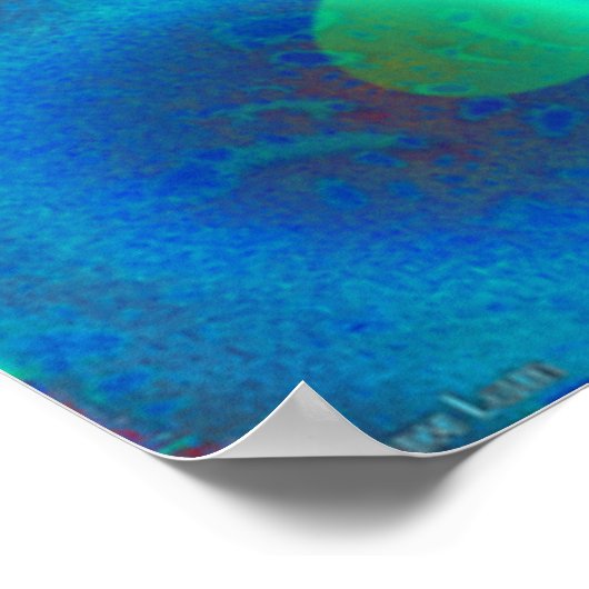 SemiSonic 3D Dichroic Glass Fraktal Poster (Ecke)