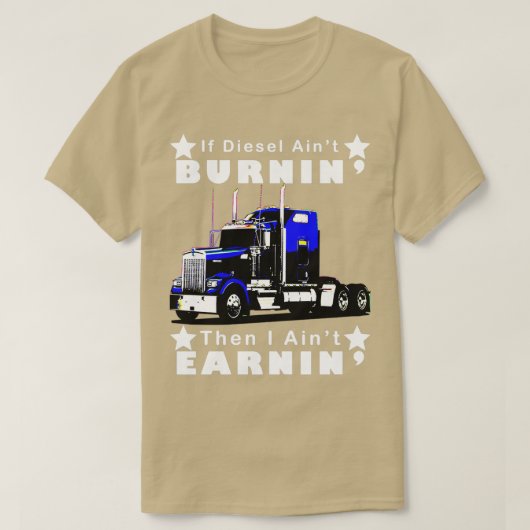 SemiTrailer Truckfahrergeschenk T-Shirt (Design vorne)